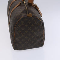 Louis Vuitton Keepall Bag Monogram Canvas Brown Canvas Travel Bag Bag (Pre-Loved)