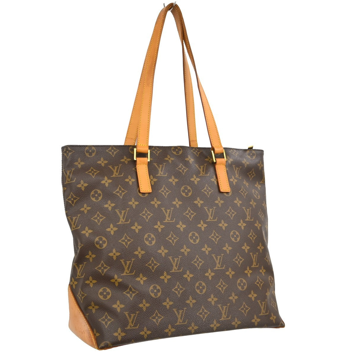 Louis Vuitton Louis Vuitton Cabas Mezzo Monogram Canvas Brown Canvas Tote Bag Bag (Authentic Pre-Loved)