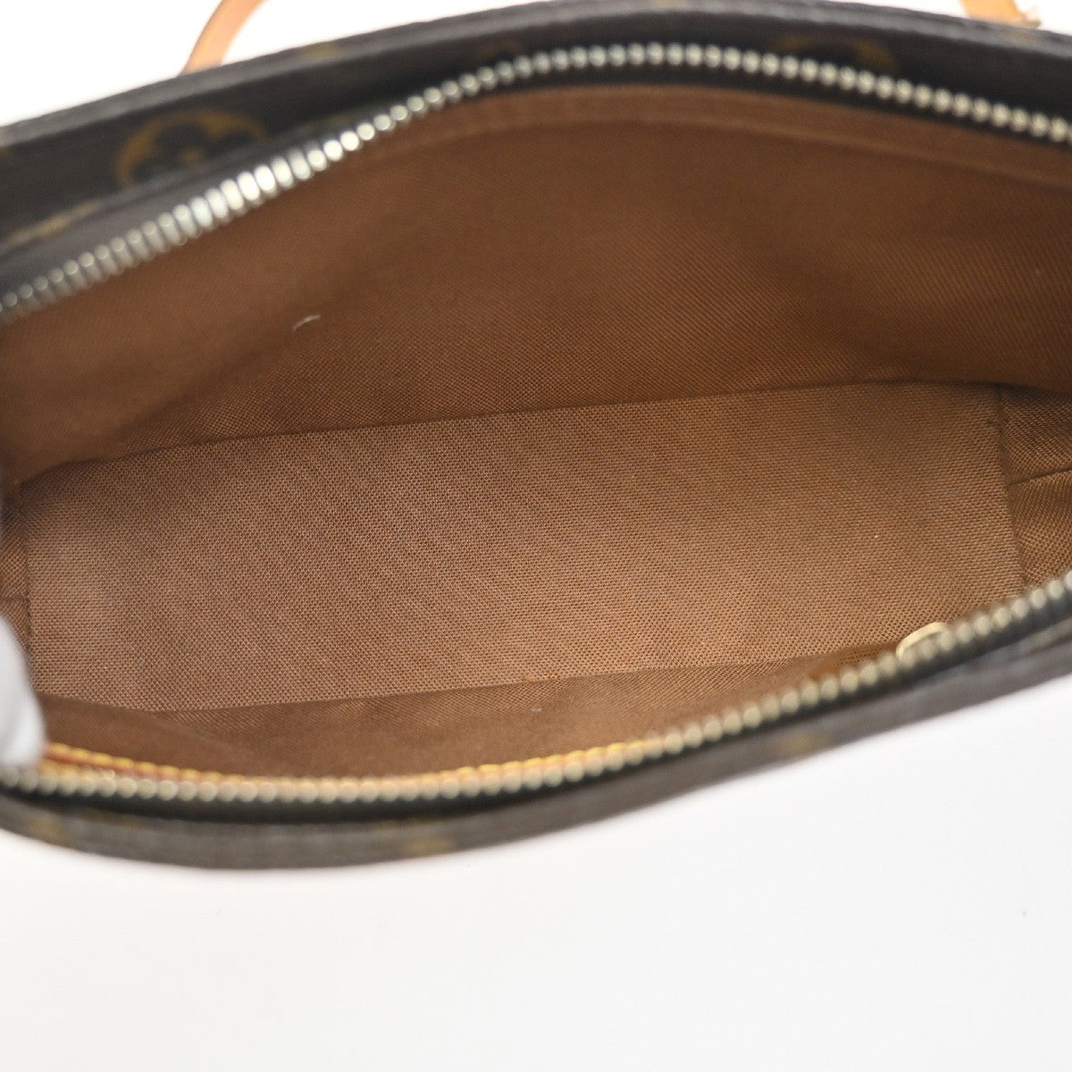 Louis Vuitton Trotteur Handbag Monogram Canvas Brown Canvas Shoulder Bag Bag (Authentic Pre-Loved)