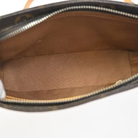 Louis Vuitton Trotteur Handbag Monogram Canvas Brown Canvas Shoulder Bag Bag (Authentic Pre-Loved)