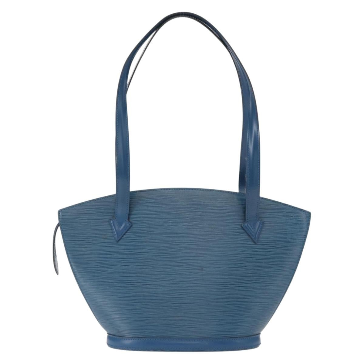 Louis Vuitton Saint Jacques Handbag Epi Leather Blue Leather Shoulder Bag Bag (Authentic Pre-Loved)