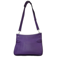 Hermes Jypsiere Bag Clemence Purple Leather Shoulder Bag Bag (Authentic Pre-Loved)