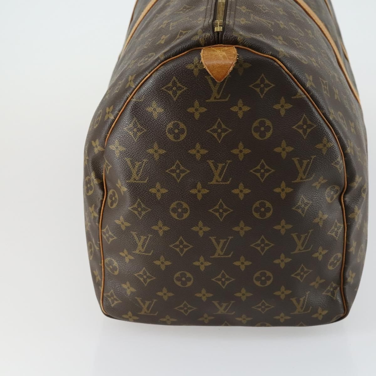 Louis Vuitton Keepall Bag Monogram Canvas Brown Canvas Travel Bag Bag (Pre-Loved)