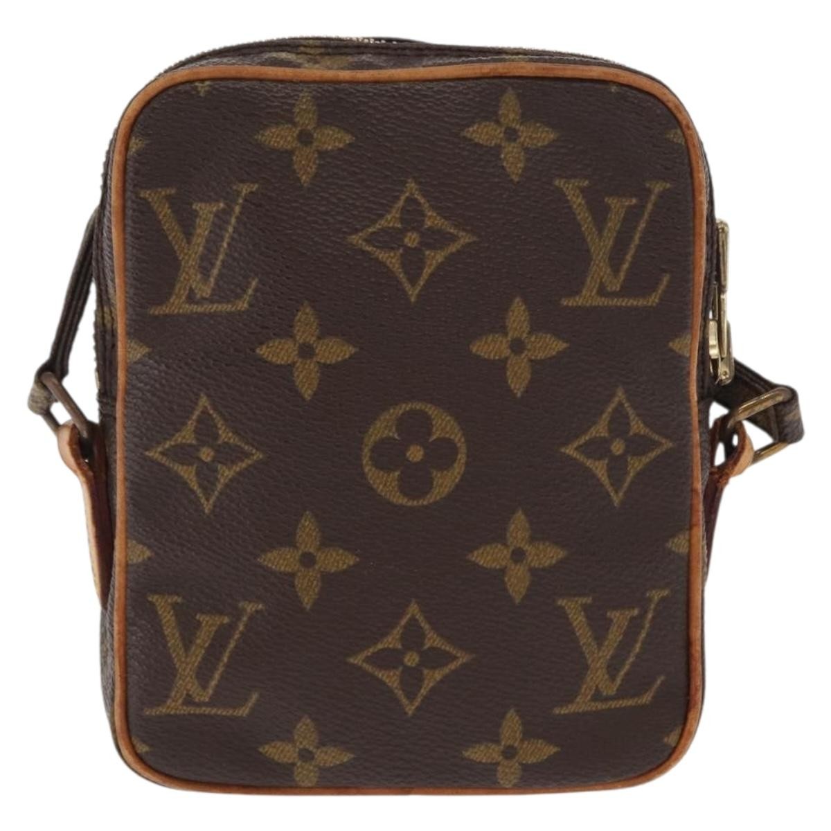 Louis Vuitton Danube Handbag Monogram Canvas Brown Canvas Shoulder Bag Bag (Authentic Pre-Loved)