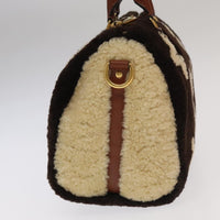 Louis Vuitton Speedy Bandouliere Bag Monogram Giant Teddy Fleece Brown Fur Shoulder Bag Bag (Authentic Pre-Loved)