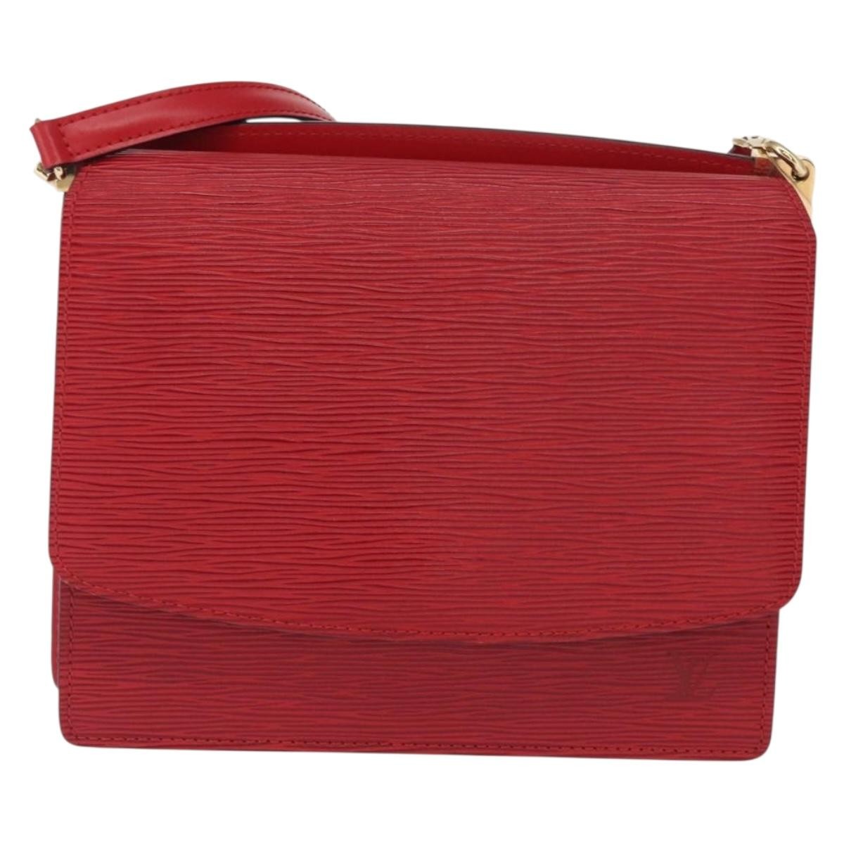 Louis Vuitton Grenelle Shoulder Bag Epi Leather Red Leather Shoulder Bag Bag (Authentic Pre-Loved)