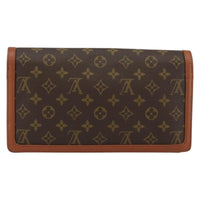 Louis Vuitton Dame Pochette Monogram Canvas Brown Canvas Clutche & Pouche Bag (Authentic Pre-Loved)