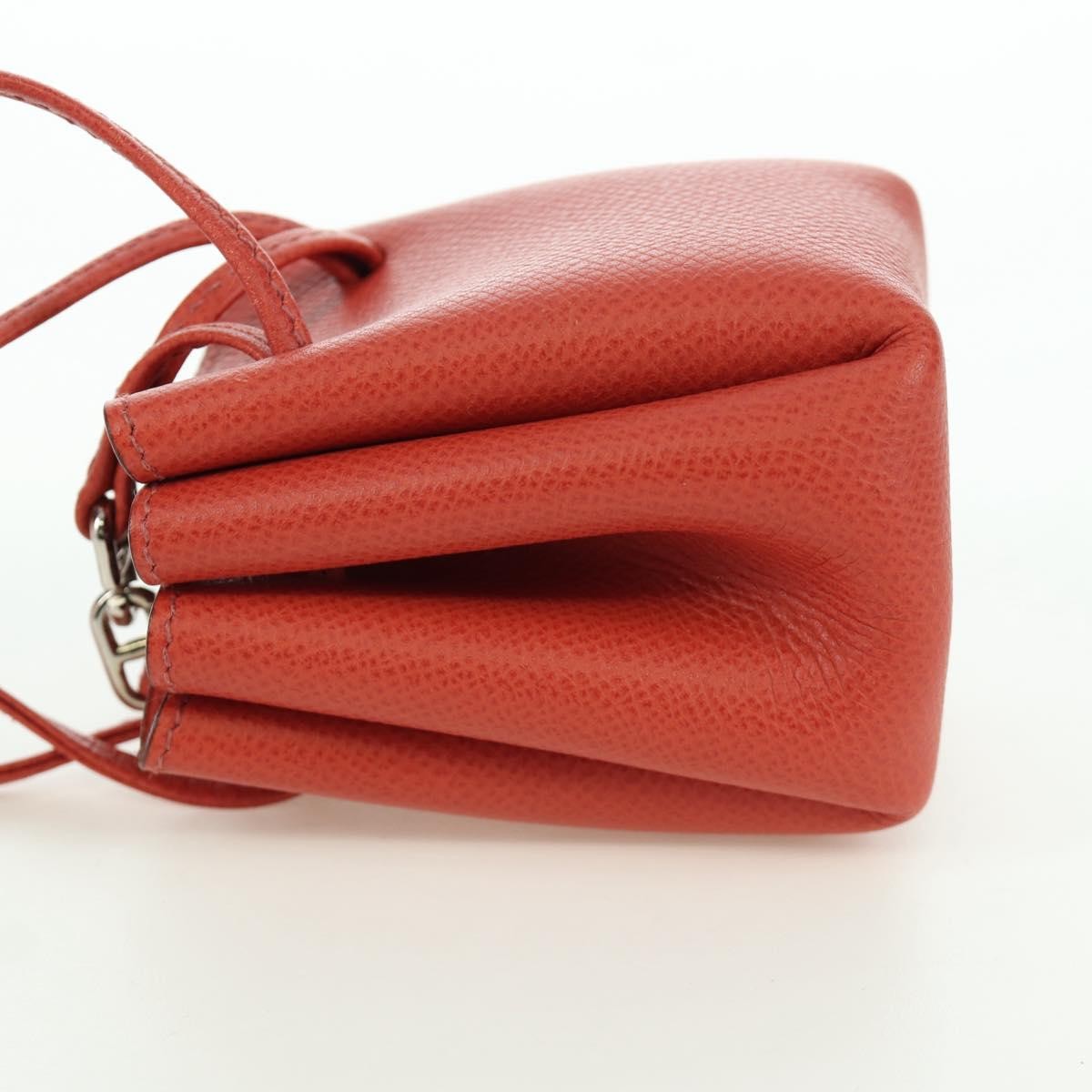 Hermes Vespa Pouch Leather Red Leather Clutche & Pouche Bag (Pre-Loved)