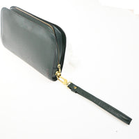 Louis Vuitton Pochette Baikal Clutch Taiga Leather Green Leather Clutche & Pouche Bag (Authentic Pre-Loved)