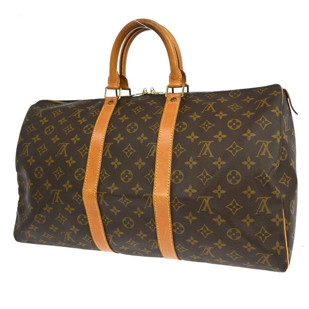 Louis Vuitton Louis Vuitton Keepall Bag Monogram Canvas Brown Canvas Travel Bag Bag (Authentic Pre-Loved)