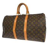 Louis Vuitton Louis Vuitton Keepall Bag Monogram Canvas Brown Canvas Travel Bag Bag (Authentic Pre-Loved)