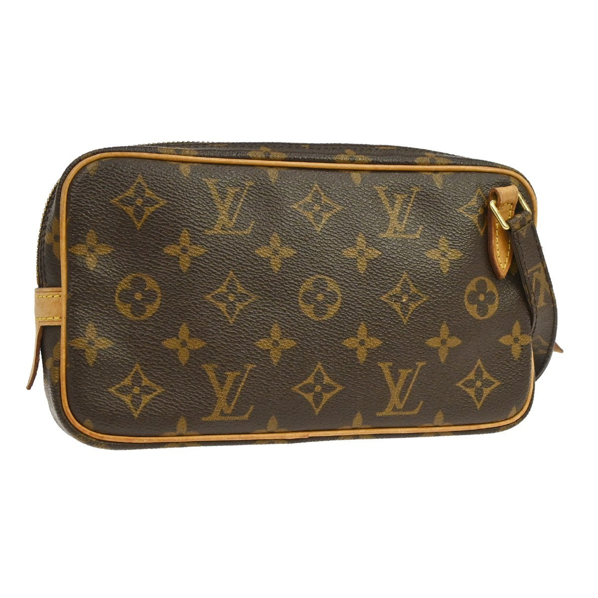 Louis Vuitton Pochette Marly Bandouliere Bag Monogram Canvas Brown Canvas Shoulder Bag Bag (Authentic Pre-Loved)