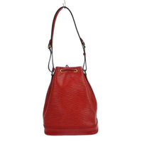 Louis Vuitton Noe Handbag Epi Leather Red Leather Shoulder Bag Bag (Authentic Pre-Loved)
