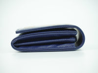 Chanel Deauville Flap Wallet Caviar Navy Leather Wallets Accessory (Authentic Pre-Loved)