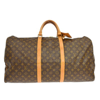 Louis Vuitton Louis Vuitton Keepall Bag Monogram Canvas Brown Canvas Travel Bag Bag (Authentic Pre-Loved)