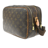 Louis Vuitton Reporter Bag Monogram Canvas Brown Canvas Shoulder Bag Bag (Pre-Loved)