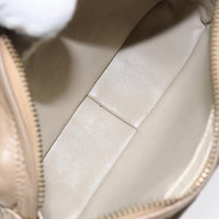 Chanel Vintage Diamond Cc Camera Bag Quilted Leather Beige Leather Shoulder Bag Bag (Pre-Loved)