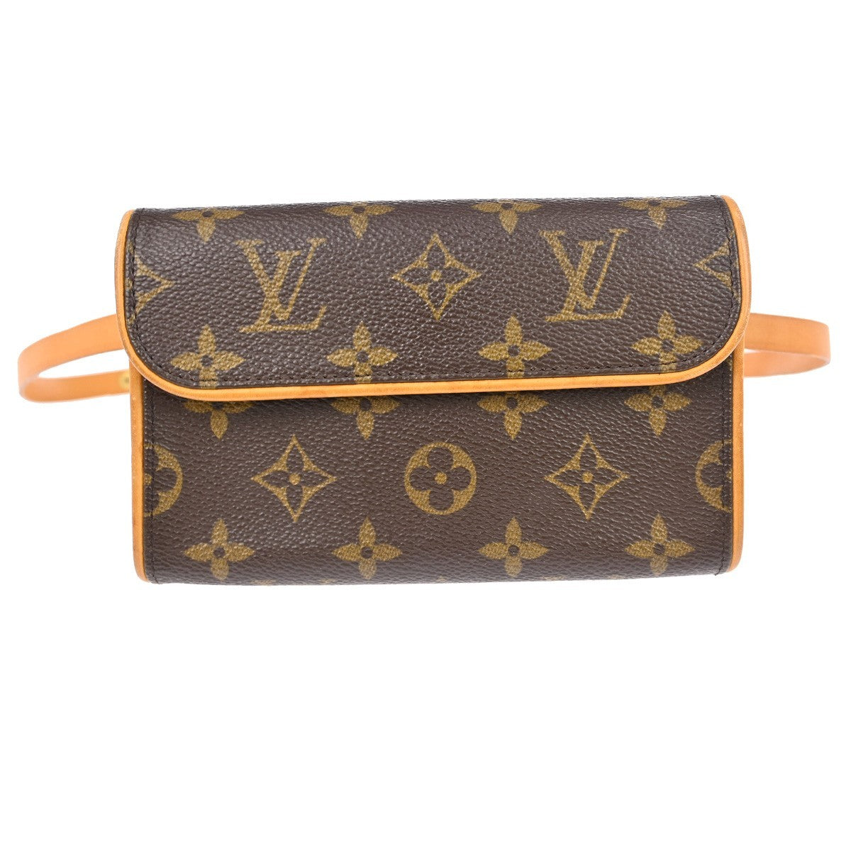 Louis Vuitton Louis Vuitton Florentine Waist Bag Monogram Canvas Brown Canvas Clutche & Pouche Bag (Authentic Pre-Loved)