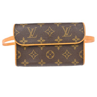 Louis Vuitton Louis Vuitton Florentine Waist Bag Monogram Canvas Brown Canvas Clutche & Pouche Bag (Authentic Pre-Loved)