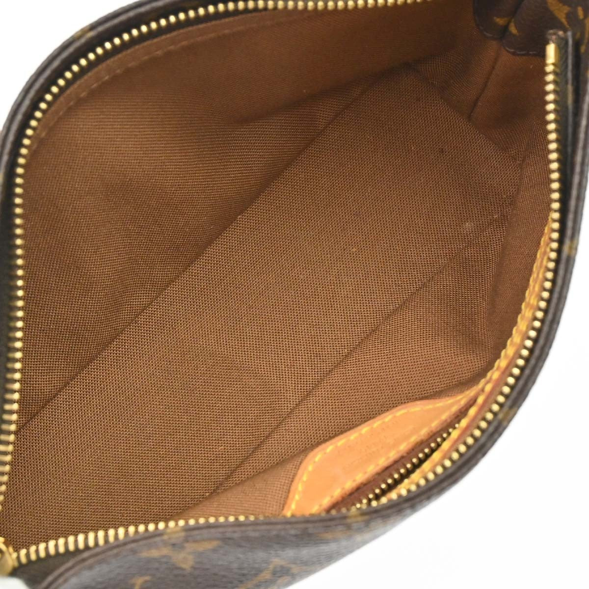 Louis Vuitton Trotteur Handbag Monogram Canvas Brown Canvas Clutche & Pouche Bag (Authentic Pre-Loved)