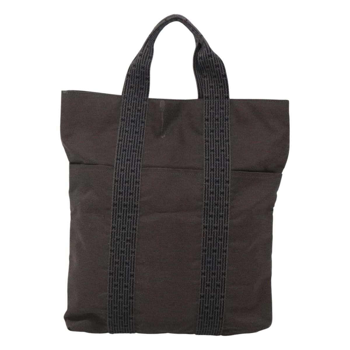 Hermes Fourre-Tout Herline Fourre-Tout Herline Gray Canvas Tote Bag Bag (Pre-Loved)