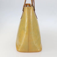 Louis Vuitton Houston Handbag Monogram Vernis Beige Patent_Leather Tote Bag Bag (Authentic Pre-Loved)