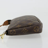 Louis Vuitton Pochette Accessoires Nm Monogram Canvas Brown Canvas Clutche & Pouche Bag (Authentic Pre-Loved)