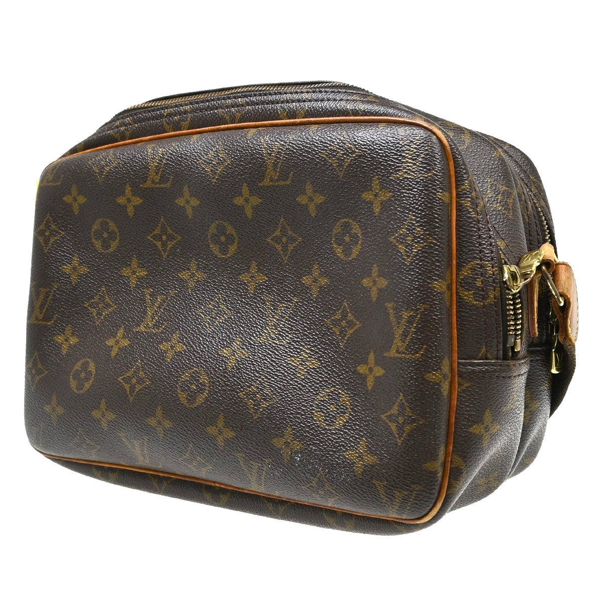 Louis Vuitton Reporter Bag Monogram Canvas Brown Canvas Shoulder Bag Bag (Authentic Pre-Loved)