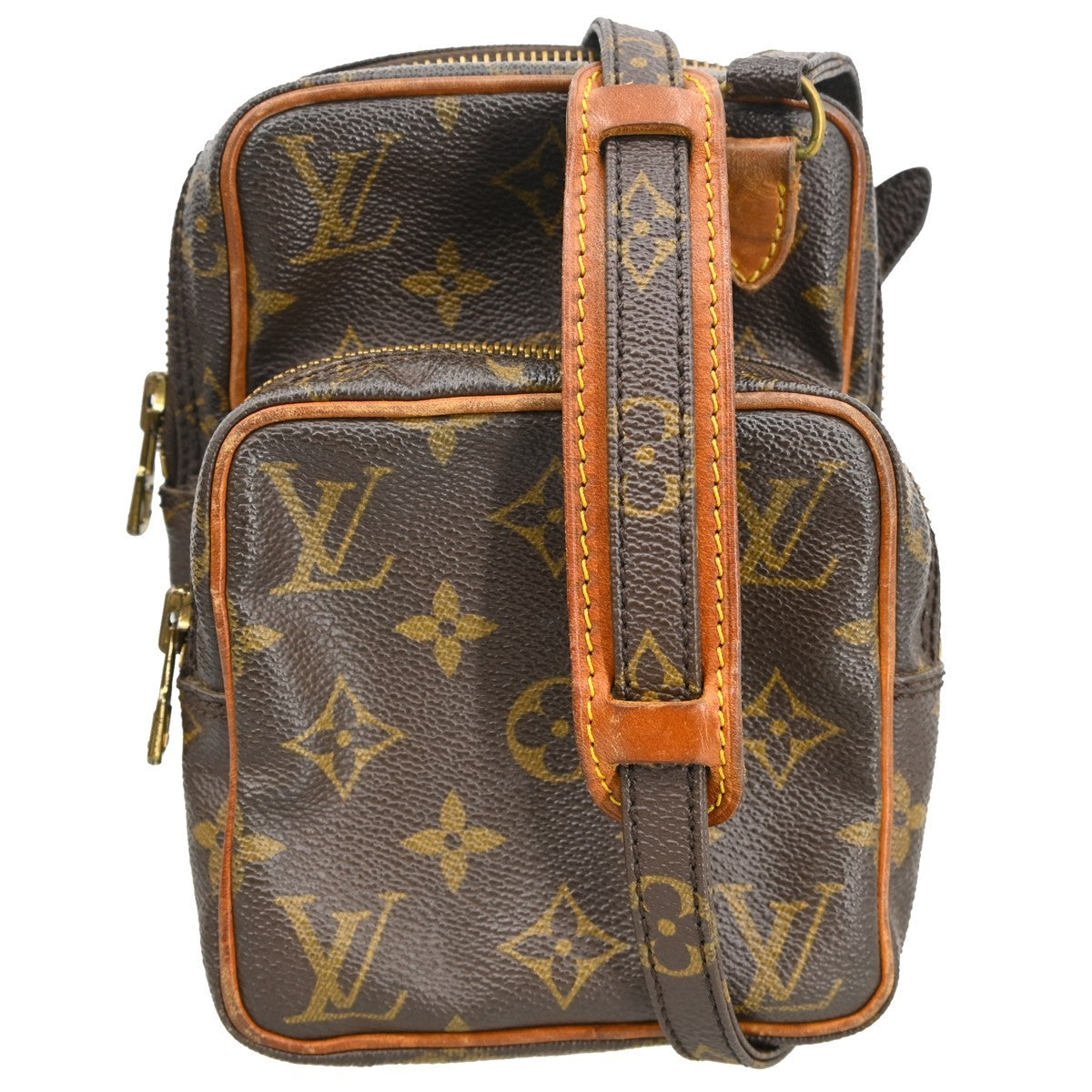 Louis Vuitton Amazone Bag Monogram Canvas Brown Canvas Shoulder Bag Bag (Authentic Pre-Loved)