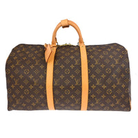 Louis Vuitton Louis Vuitton Keepall Bag Monogram Canvas Brown Canvas Travel Bag Bag (Pre-Loved)