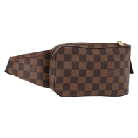 Louis Vuitton Geronimos Waist Bag Damier Brown Canvas Shoulder Bag Bag (Authentic Pre-Loved)