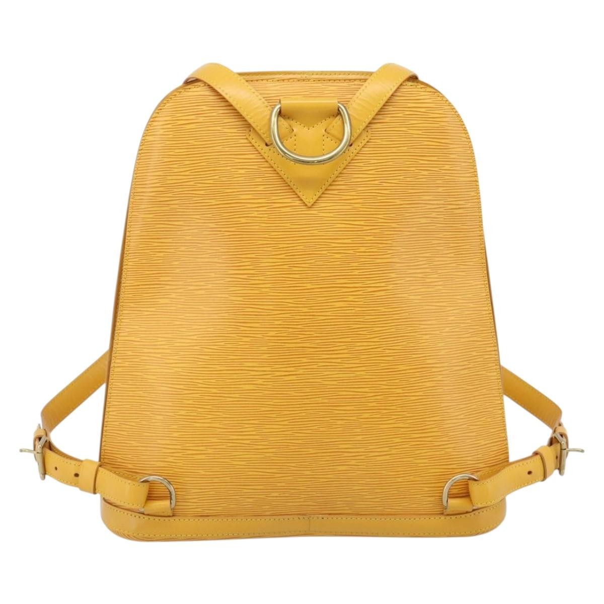 Louis Vuitton Louis Vuitton Gobelins Backpack Epi Leather Yellow Leather Backpack Bag (Authentic Pre-Loved)