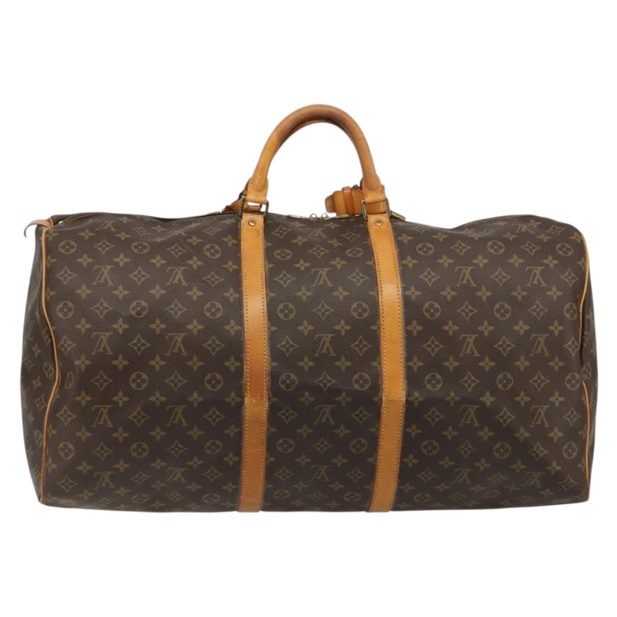 Louis Vuitton Louis Vuitton Keepall Bag Monogram Canvas Brown Canvas Travel Bag Bag (Authentic Pre-Loved)