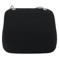 Chanel Millennium Shoulder Bag Jersey Black Cotton Shoulder Bag Bag (Authentic Pre-Loved)