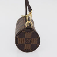 Louis Vuitton Louis Vuitton Papillon Pochette Damier Brown Canvas Clutche & Pouche Bag (Pre-Loved)