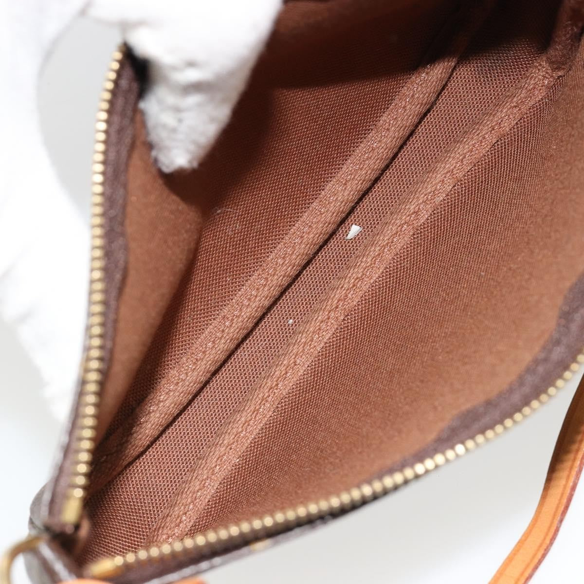 Louis Vuitton Mini Pochette Accessoires Canvas Brown Canvas Clutche & Pouche Bag (Pre-Loved)