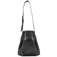 Louis Vuitton Louis Vuitton Vintage Sac D'epaule Handbag Epi Leather Black Leather Shoulder Bag Bag (Pre-Loved)