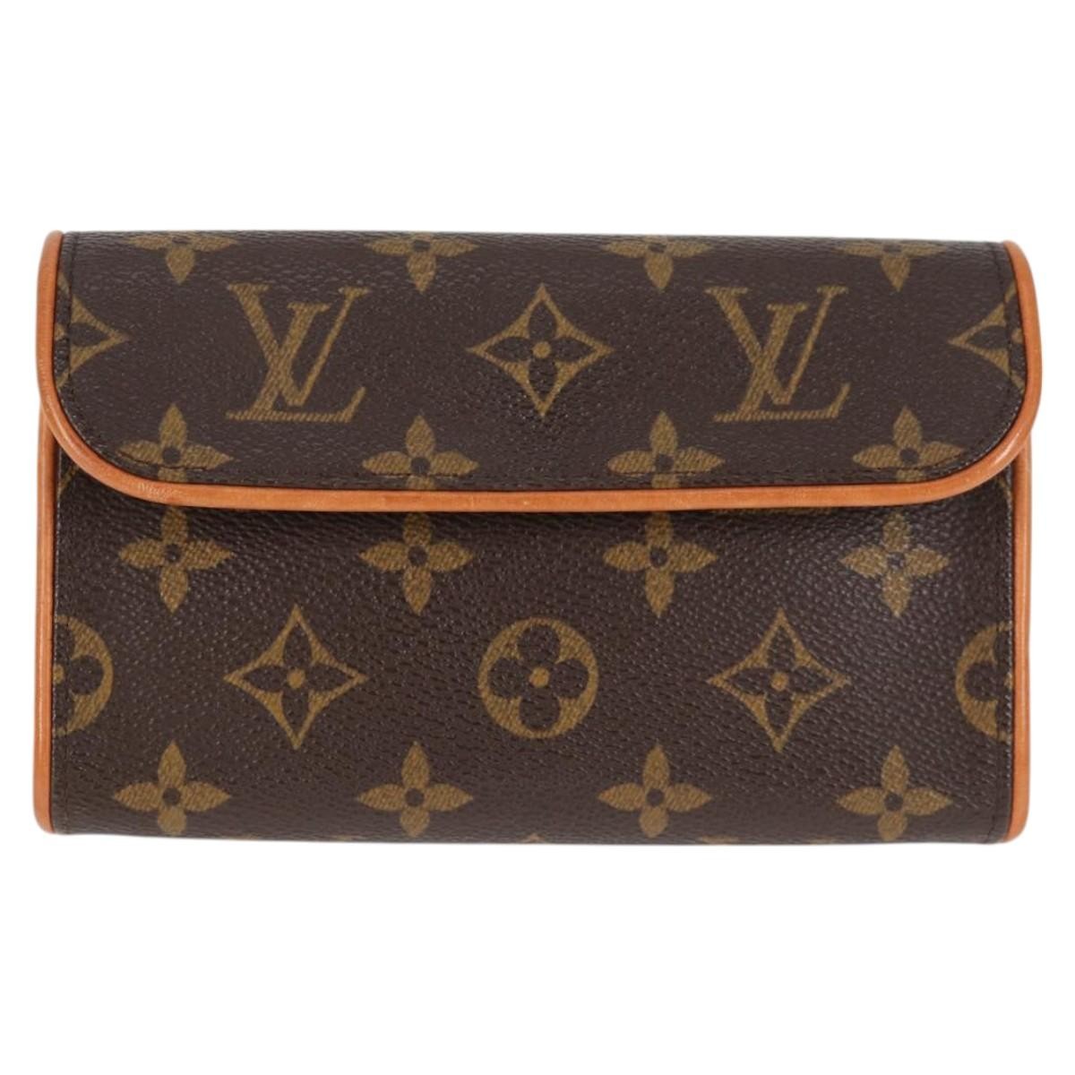 Louis Vuitton Louis Vuitton Florentine Waist Bag Monogram Canvas Brown Canvas Clutche & Pouche Bag (Pre-Loved)