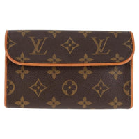 Louis Vuitton Louis Vuitton Florentine Waist Bag Monogram Canvas Brown Canvas Clutche & Pouche Bag (Pre-Loved)