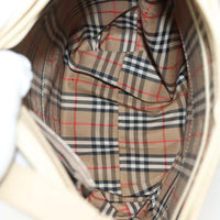 Burberry Shoulder Bag Leather Beige Leather Shoulder Bag Bag (Pre-Loved)