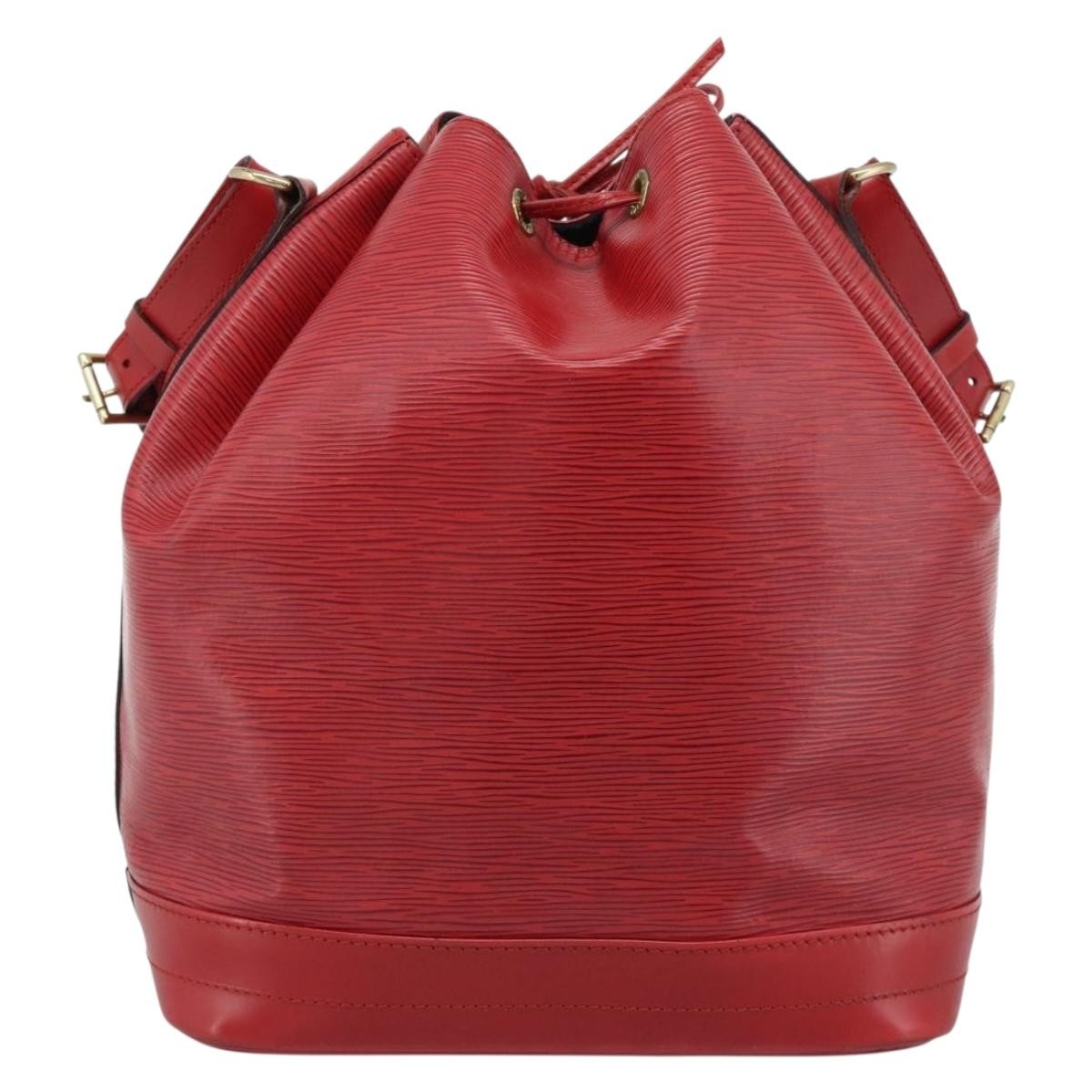 Louis Vuitton Louis Vuitton Petit Noe Nm Handbag Epi Leather Red Leather Shoulder Bag Bag (Pre-Loved)