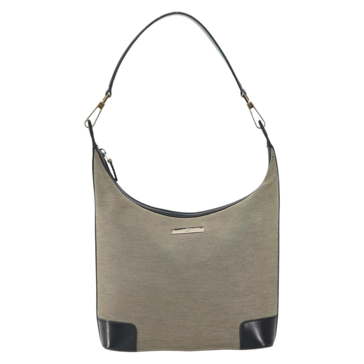 Gucci Zip Hobo Canvas Beige Canvas Shoulder Bag Bag (Authentic Pre-Loved)