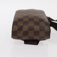 Louis Vuitton Geronimos Waist Bag Damier Brown Canvas Shoulder Bag Bag (Authentic Pre-Loved)