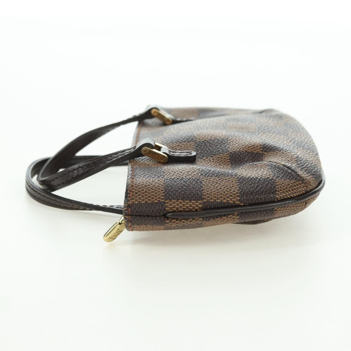 Louis Vuitton Manosque Pochette Damier Brown Canvas Clutche & Pouche Bag (Authentic Pre-Loved)