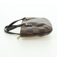 Louis Vuitton Manosque Pochette Damier Brown Canvas Clutche & Pouche Bag (Authentic Pre-Loved)