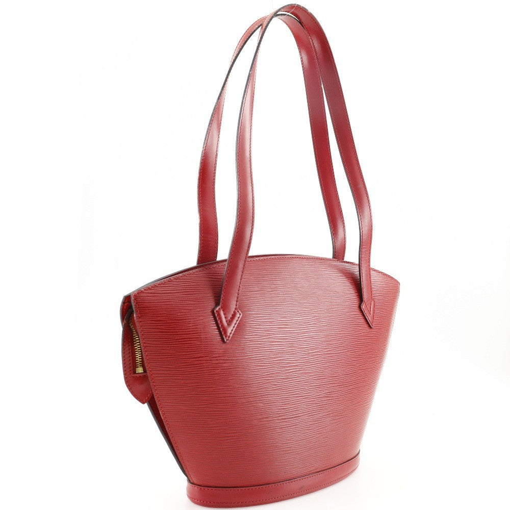 Louis Vuitton Saint Jacques Handbag Epi Leather Red Leather Shoulder Bag Bag (Authentic Pre-Loved)