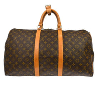 Louis Vuitton Louis Vuitton Keepall Bandouliere Bag Monogram Canvas Brown Canvas Travel Bag Bag (Pre-Loved)