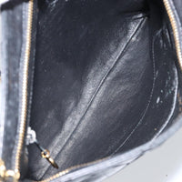 Chanel Vintage Shoulder Bag Leather Black Leather Shoulder Bag Bag (Authentic Pre-Loved)
