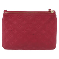 Louis Vuitton Twice Handbag Monogram Empreinte Leather Burgundy Leather Shoulder Bag Bag (Authentic Pre-Loved)