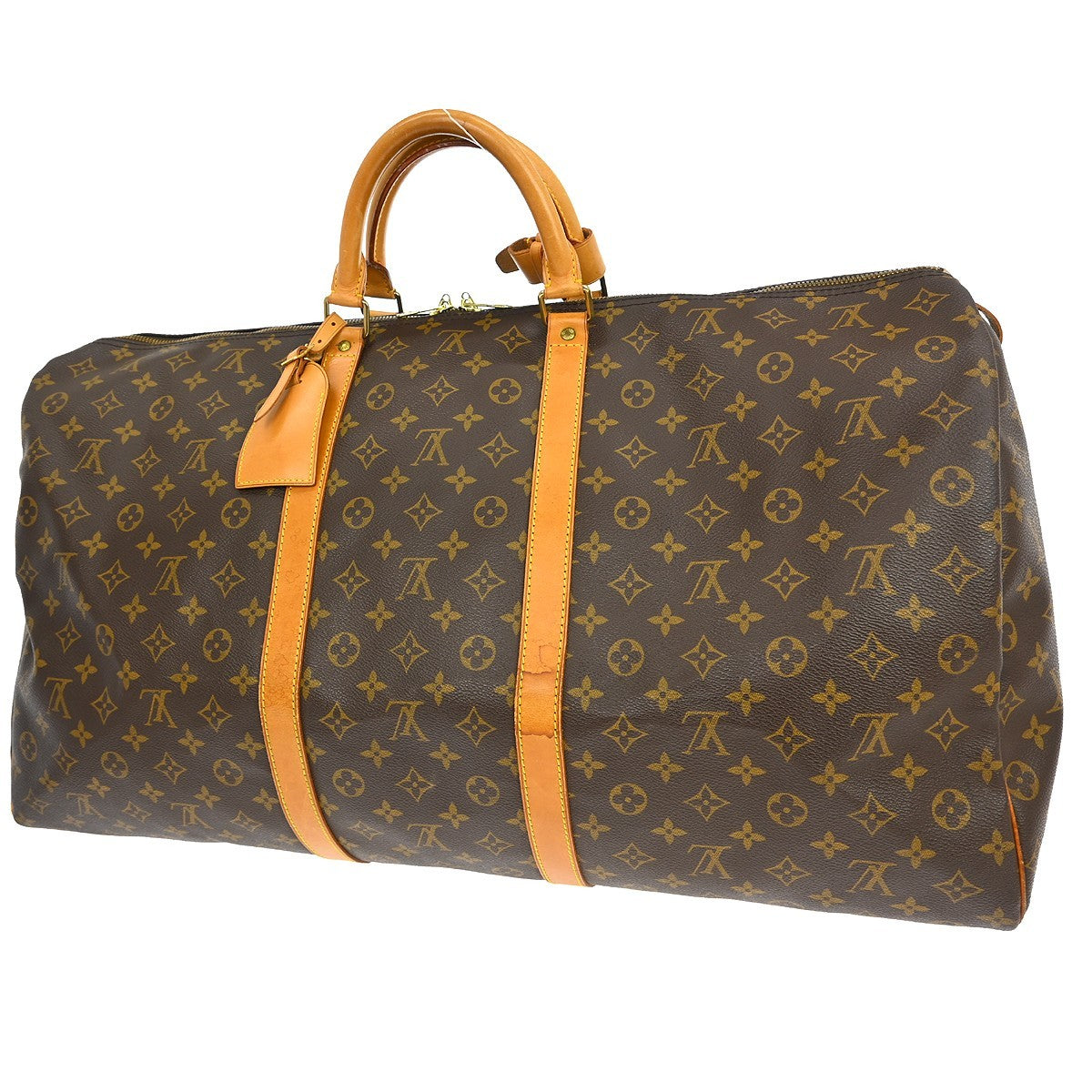 Louis Vuitton Louis Vuitton Keepall Bag Monogram Canvas Brown Canvas Travel Bag Bag (Pre-Loved)